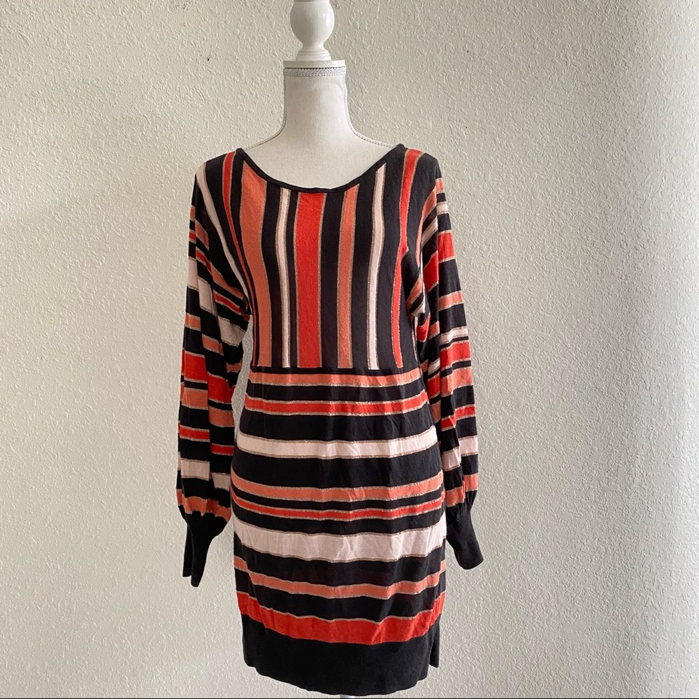 LFRENCH CONNECTION Striped Dress Size 6